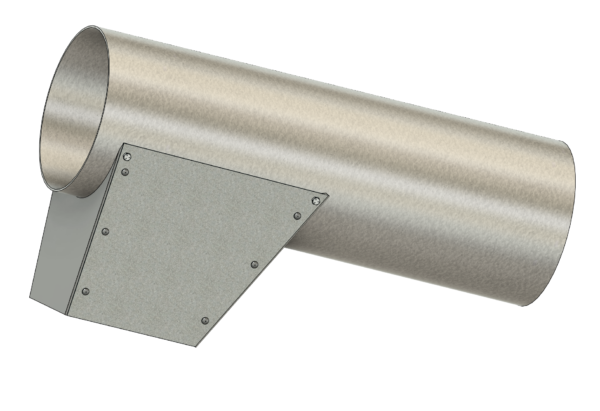Galvanized Spout